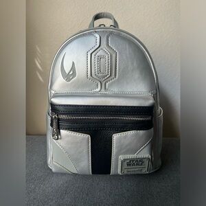 SOLD Disney Star Wars Mandalorian Loungefly Backpack